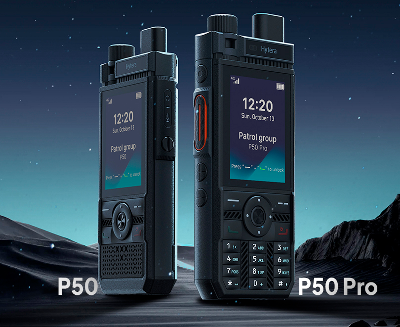 Новые PoC радиостанции P50 и P50 Pro от Hytera